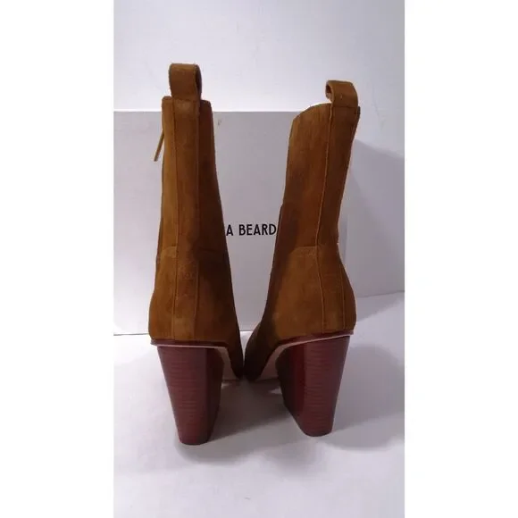 Veronica Beard Women's Logan Suede Booties Boots Hazelwood NIB 498 9.5 - Picture 15 of 16